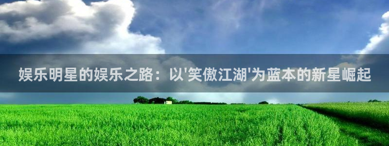 新城平台网页版登录：娱乐明星的娱乐之路：以\'笑傲江湖\'为蓝本的新星崛起